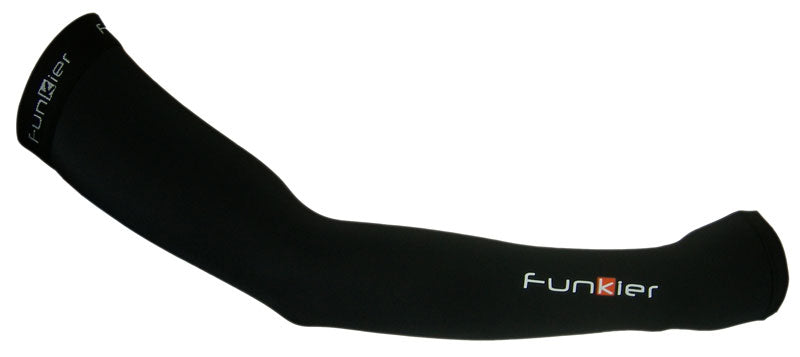 Funkier Allariz SLV03 Winter Thermal Arm Warmers in Black
