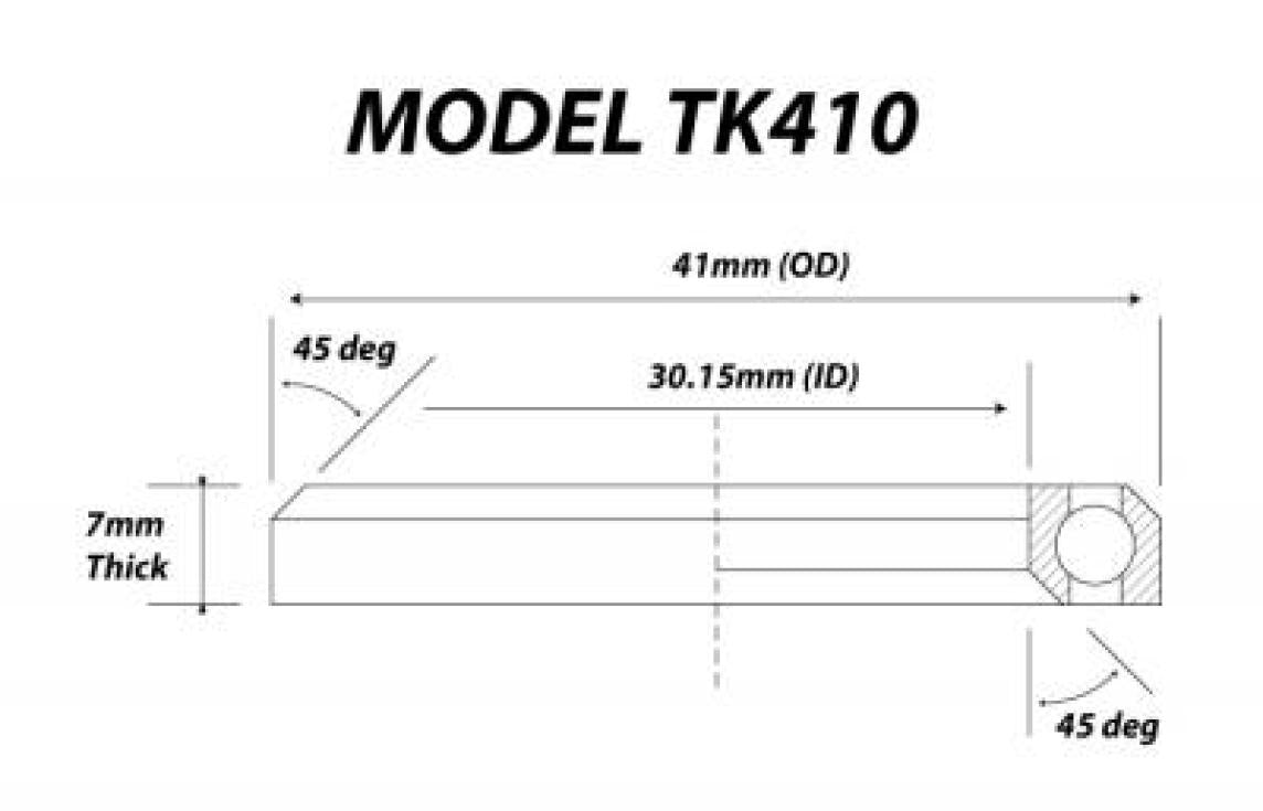 Headset Bearing TK-410
