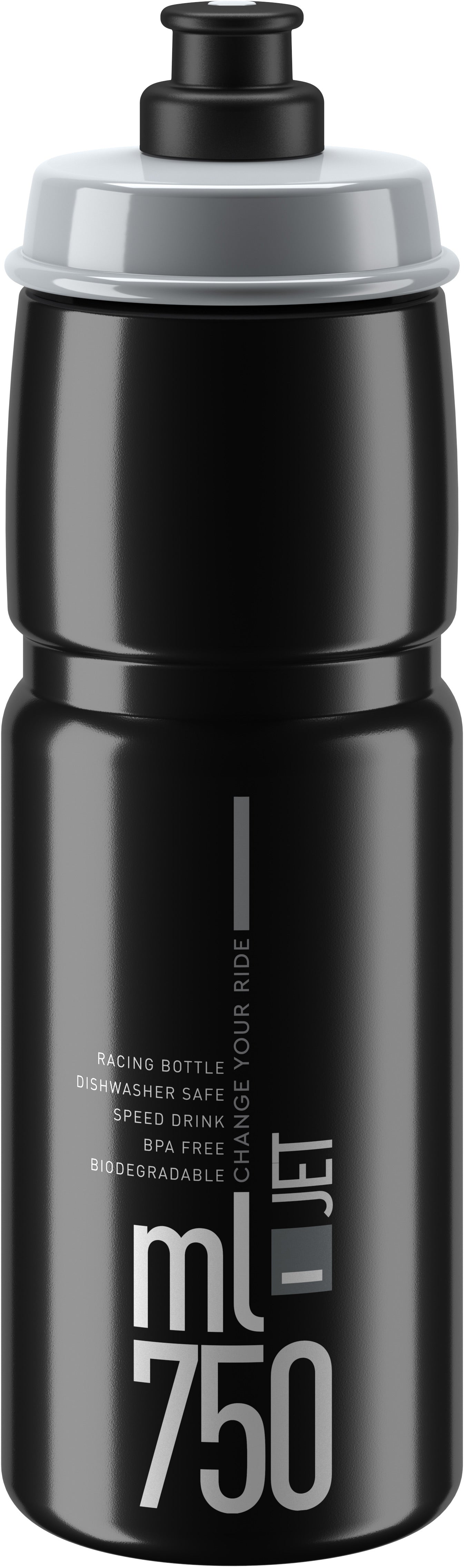 Elite Jet Black/Grey 750ml