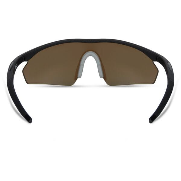 D'Arcs Matt Black Sunglasses 3 Lens pack - Dark / Amber / Clear