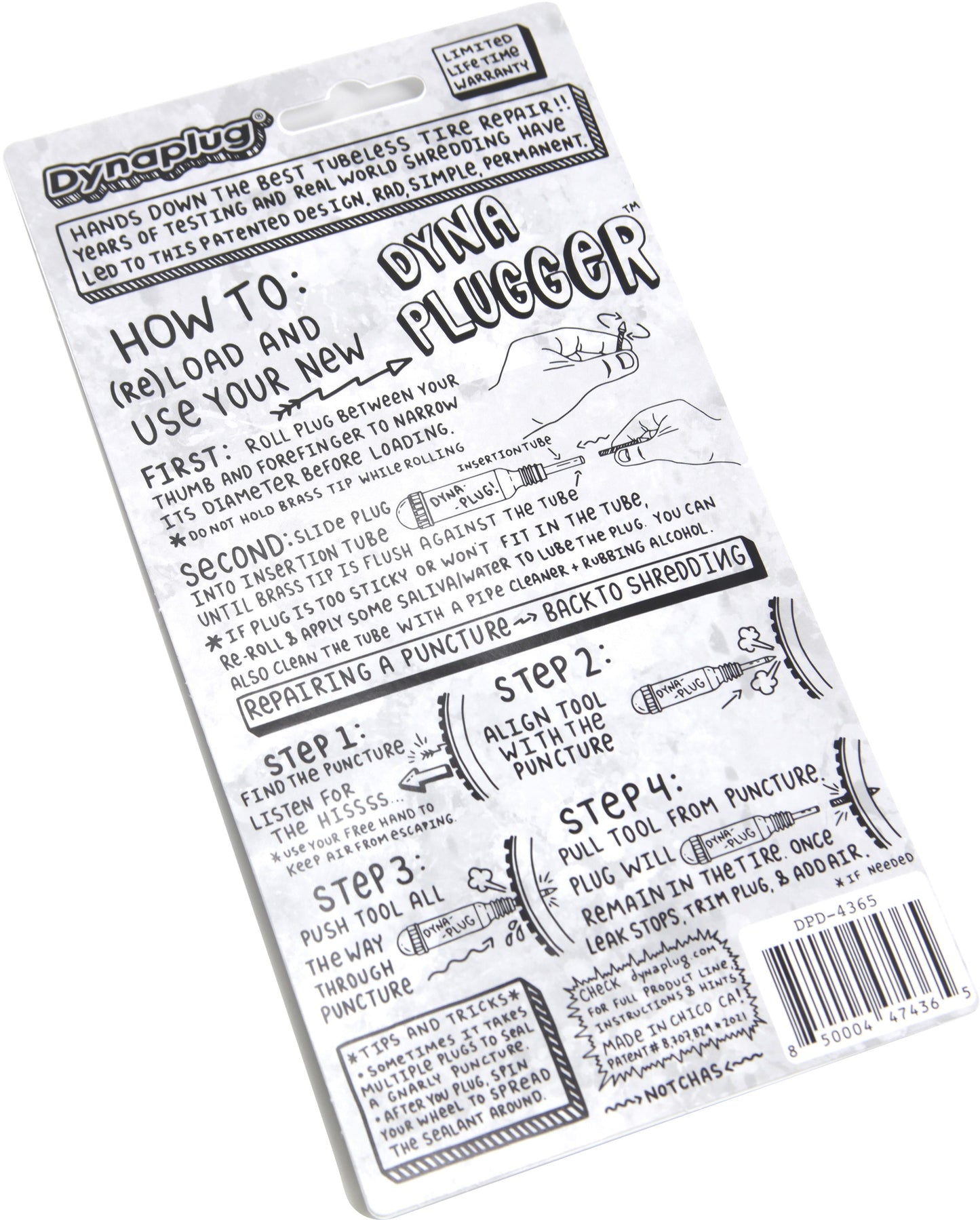 Dynaplugger Bicycle Tubeless Repair Tool Dynaplug