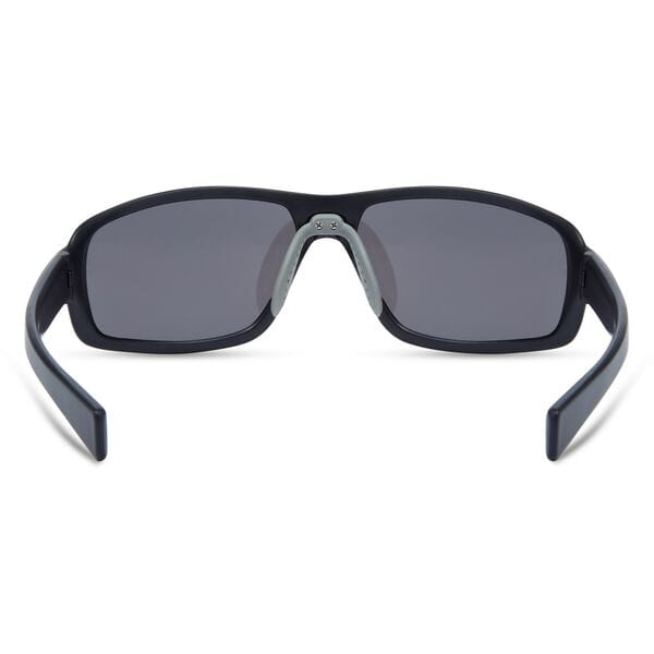Target Matt Black Sunglasses - Silver Mirror Lens