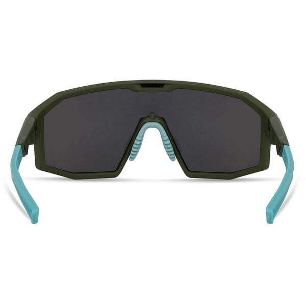 Enigma Matt Olive Sunglasses - 3 Lens Pack - Smoke Mirror / Amber / Clear