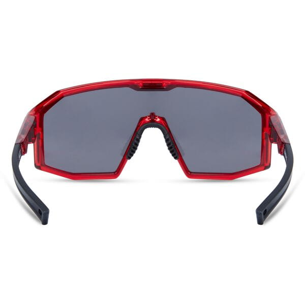 Enigma Sunglasses - 3 Lens pack - crystal gloss red / black mirror
