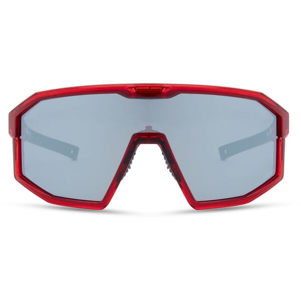 Enigma Sunglasses - 3 Lens pack - crystal gloss red / black mirror
