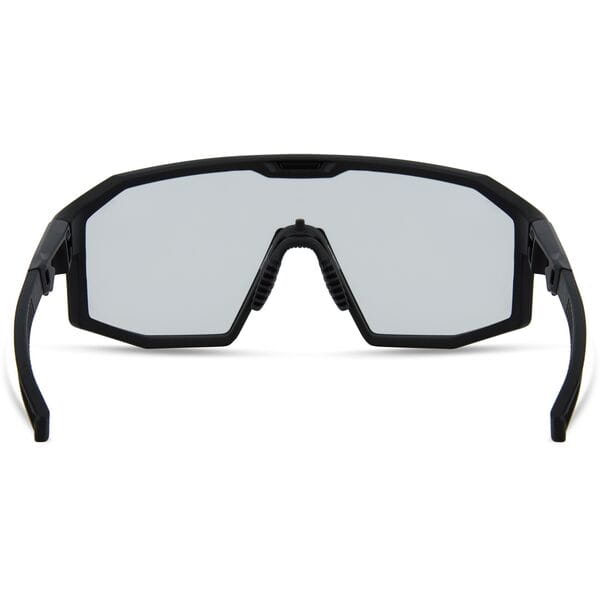 Enigma Matt Black Sunglasses - Clear Lens