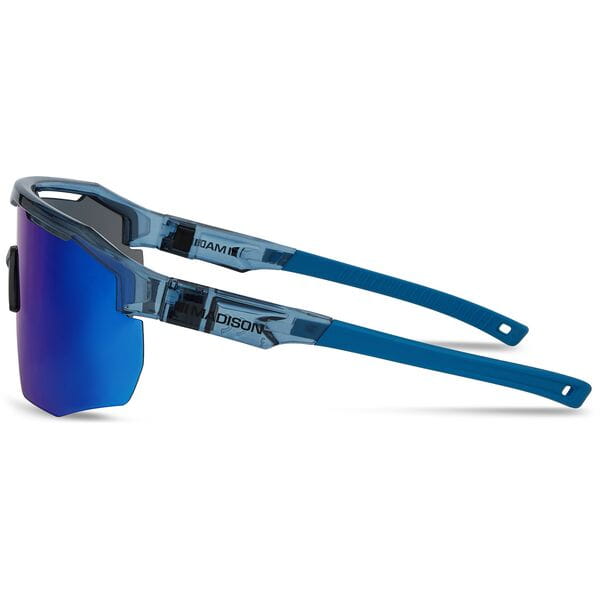 Cipher Sunglasses - 3 Lens pack - crystal gloss blue / blue mirror