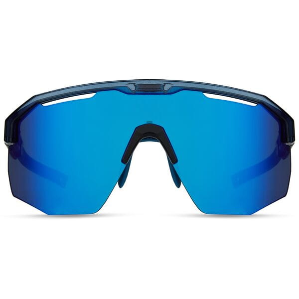 Cipher Sunglasses - 3 Lens pack - crystal gloss blue / blue mirror