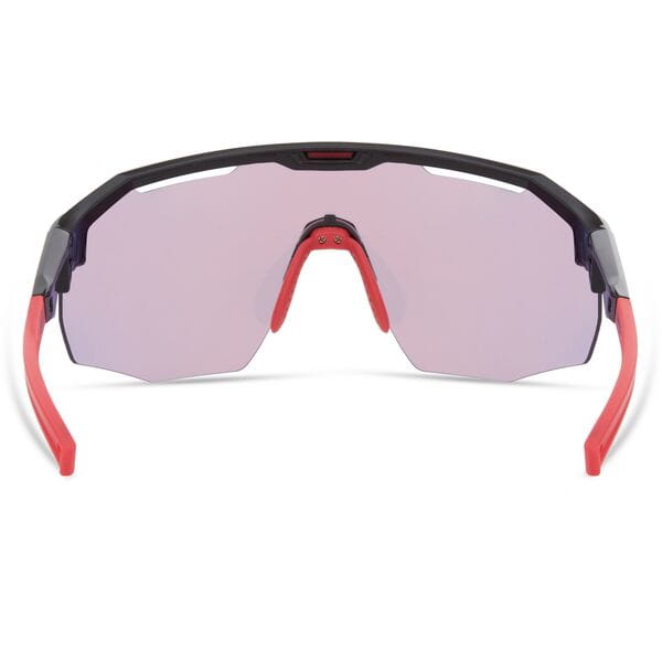 Cipher Sunglasses - gloss black / pink rose mirror lens