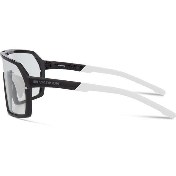 Crypto Gloss Black Sunglasses - Clear Lens