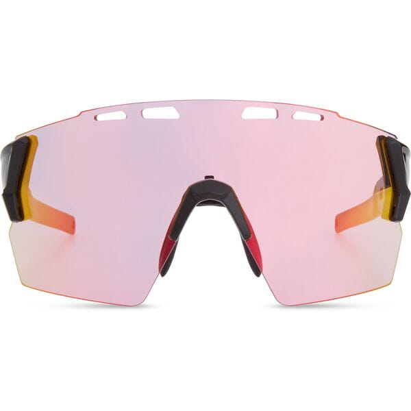 Stealth Sunglasses - 3 Lens pack - gloss black / pink rose mirror