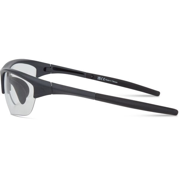Mission Matt Dark Grey Sunglasses - Clear Lens