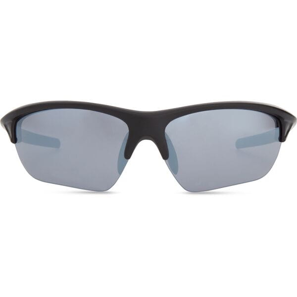 Mission Matt Black Sunglasses - Silver Mirror Lens