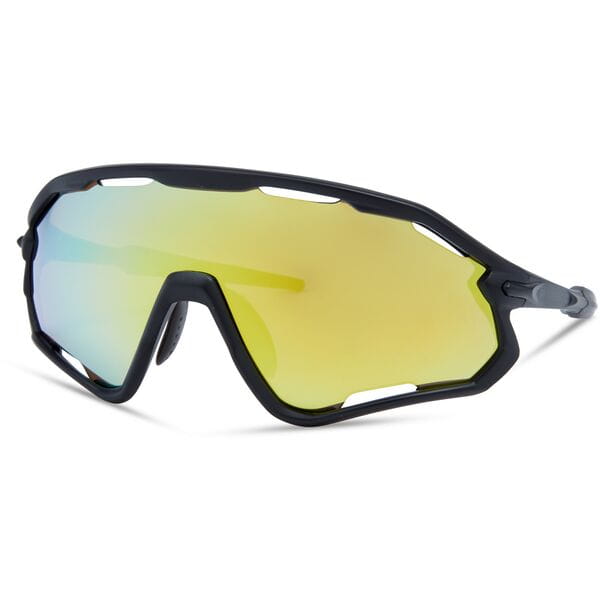 Code Breaker Sunglasses - 3 Lens pack - matt black / bronze mirror