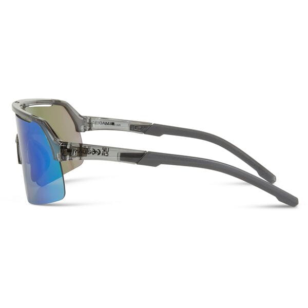 Crypto Air Crystal Smoke Sunglasses - Green Mirror Lens