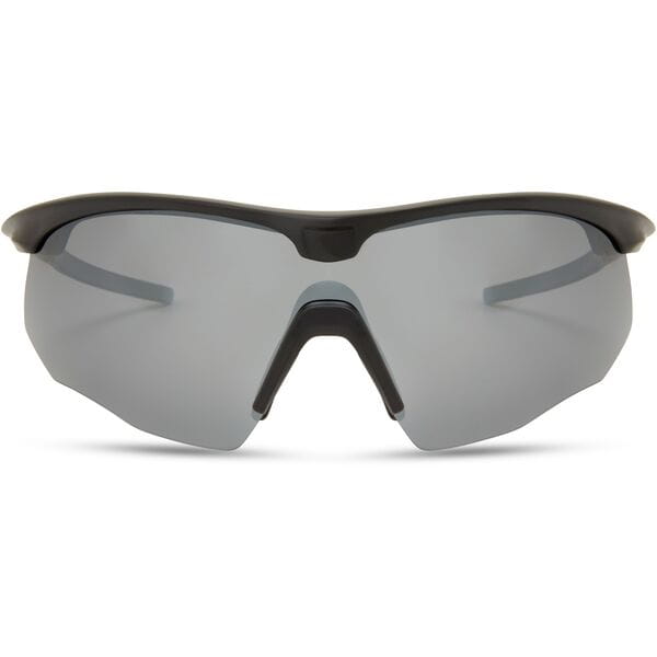 Shields Sunglasses - 3 lens pack - matt black / silver mirror - polarised