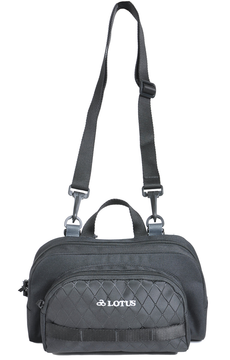 Lotus Tough Series TH7-6410 Handlebar Bag & Dry Bag in Black (8.4L)
