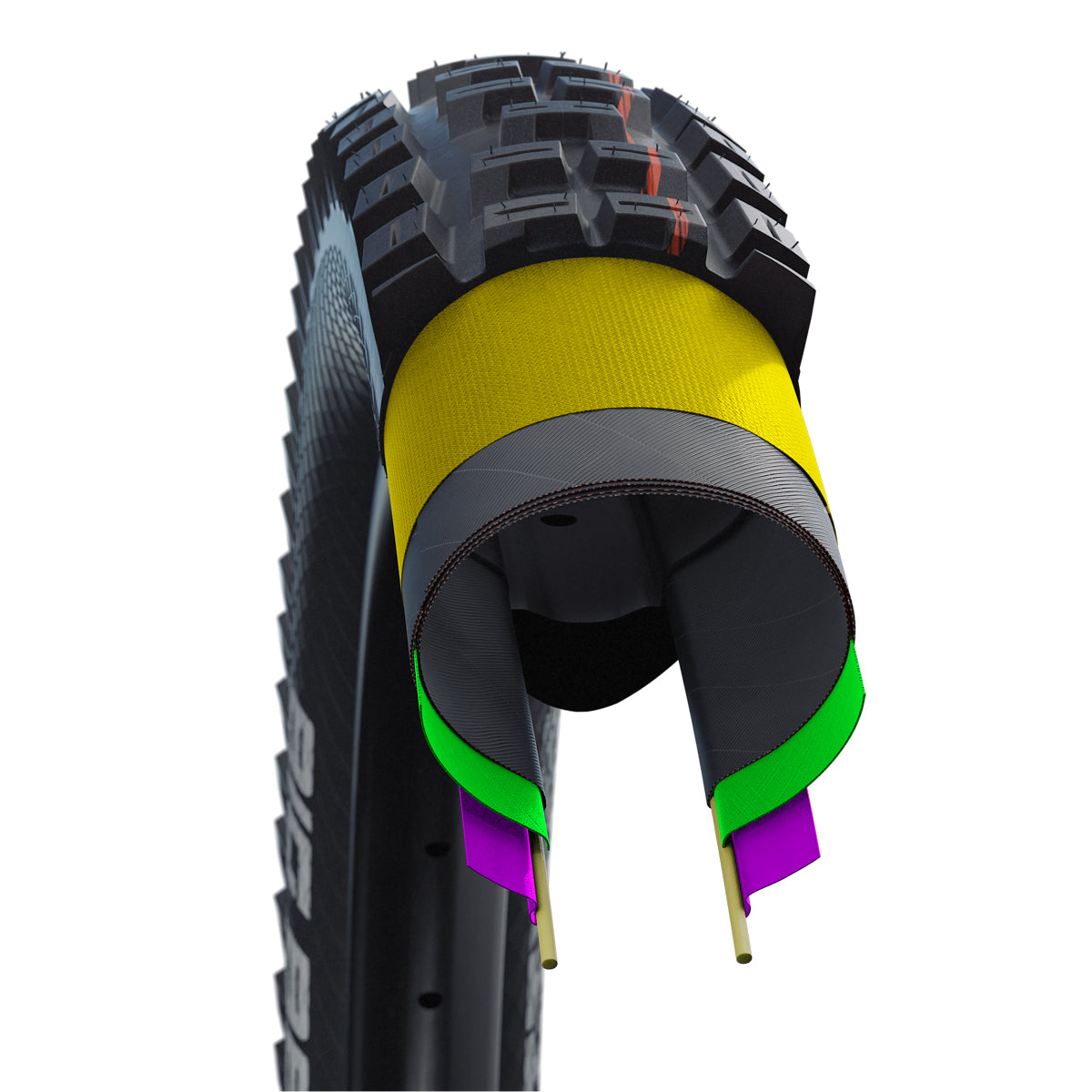 Schwalbe Addix Big Betty Soft Evo Super Gravity Tyre Tle In Black (Folding)