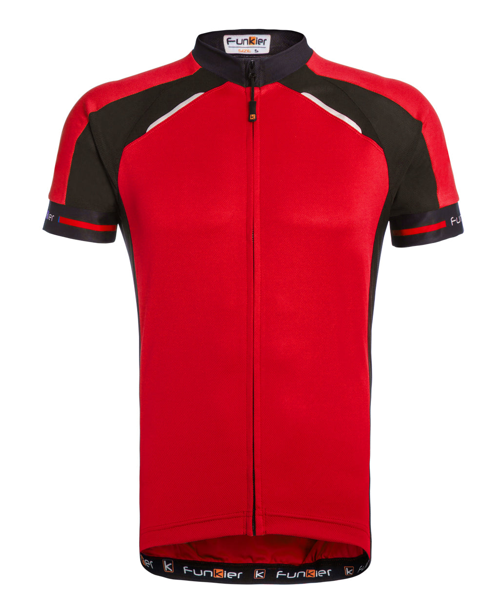 Funkier Sabre Kids Active S/S Jersey in Red