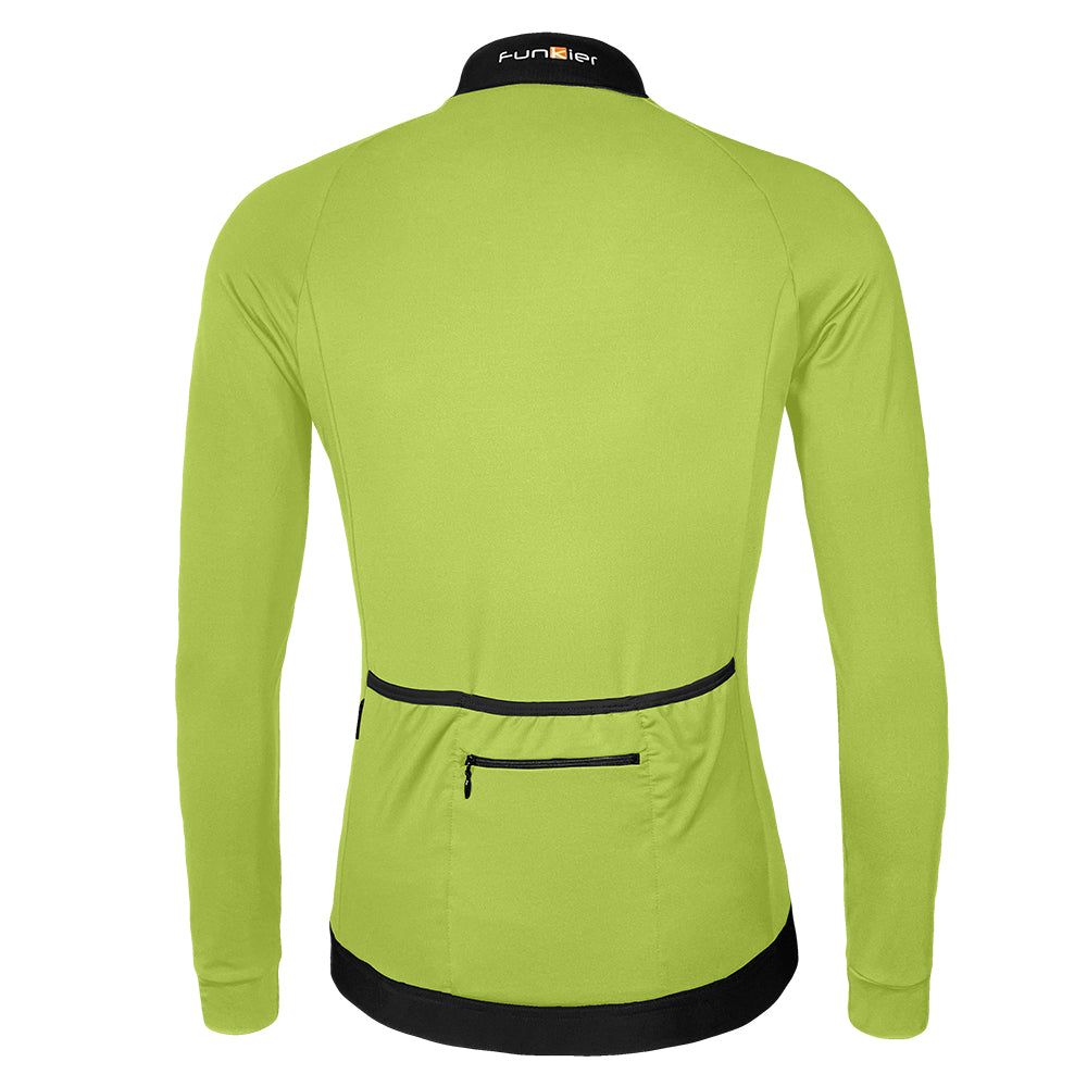 Funkier AirBloc Thermal Long Sleeve Jersey in Yellow