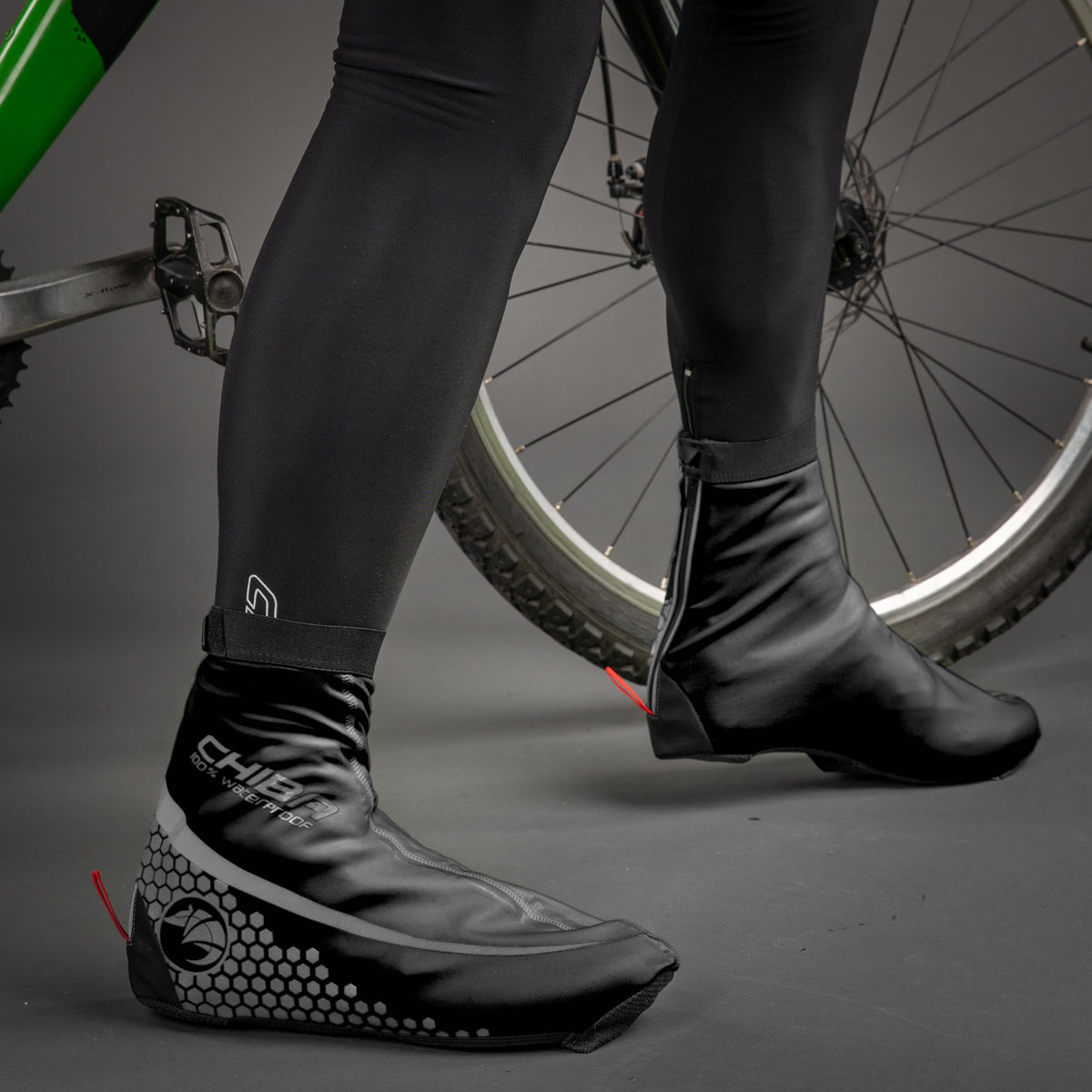 Chiba Race Winter Waterproof, Windproof & Breathable Overshoe in Black