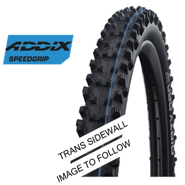 Schwalbe Dirty Dan Super Race Tle Evo Addix Speedgrip Tyre In Trans 29 X 2.00" (Folding)