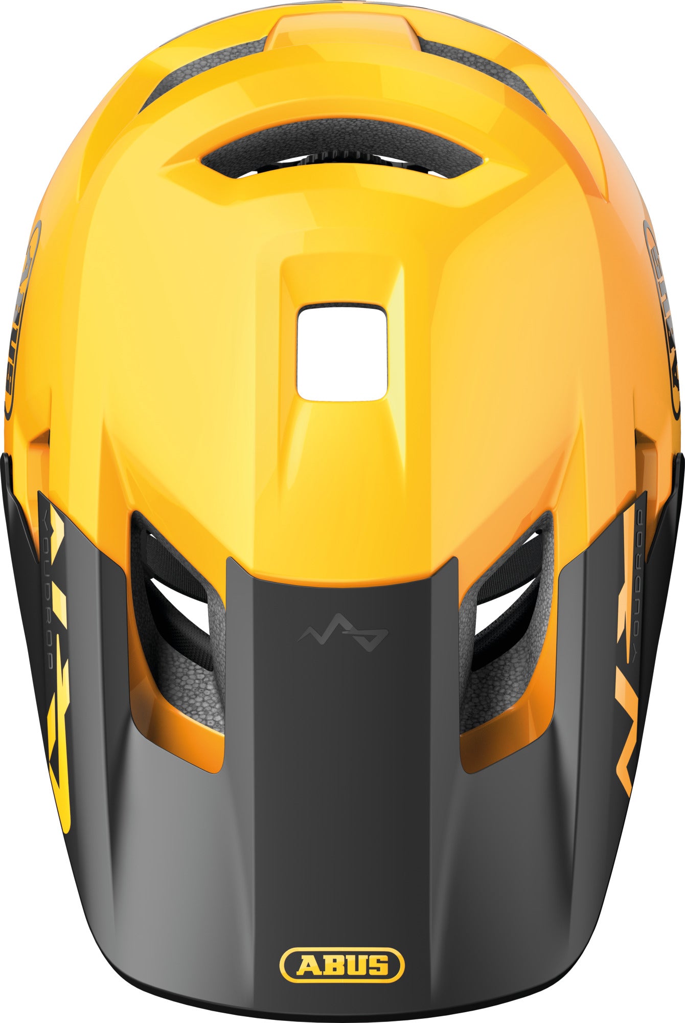 ABUS YouDrop Kids MTB Helmet in Icon Yellow (48-55cm)