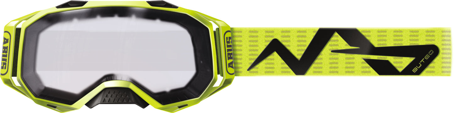 ABUS Buteo Goggles in Neon Yellow