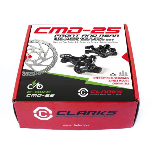 Clarks CMD-25 E-Bike Mechanical Disc Brake F&R 180mm / 160mm