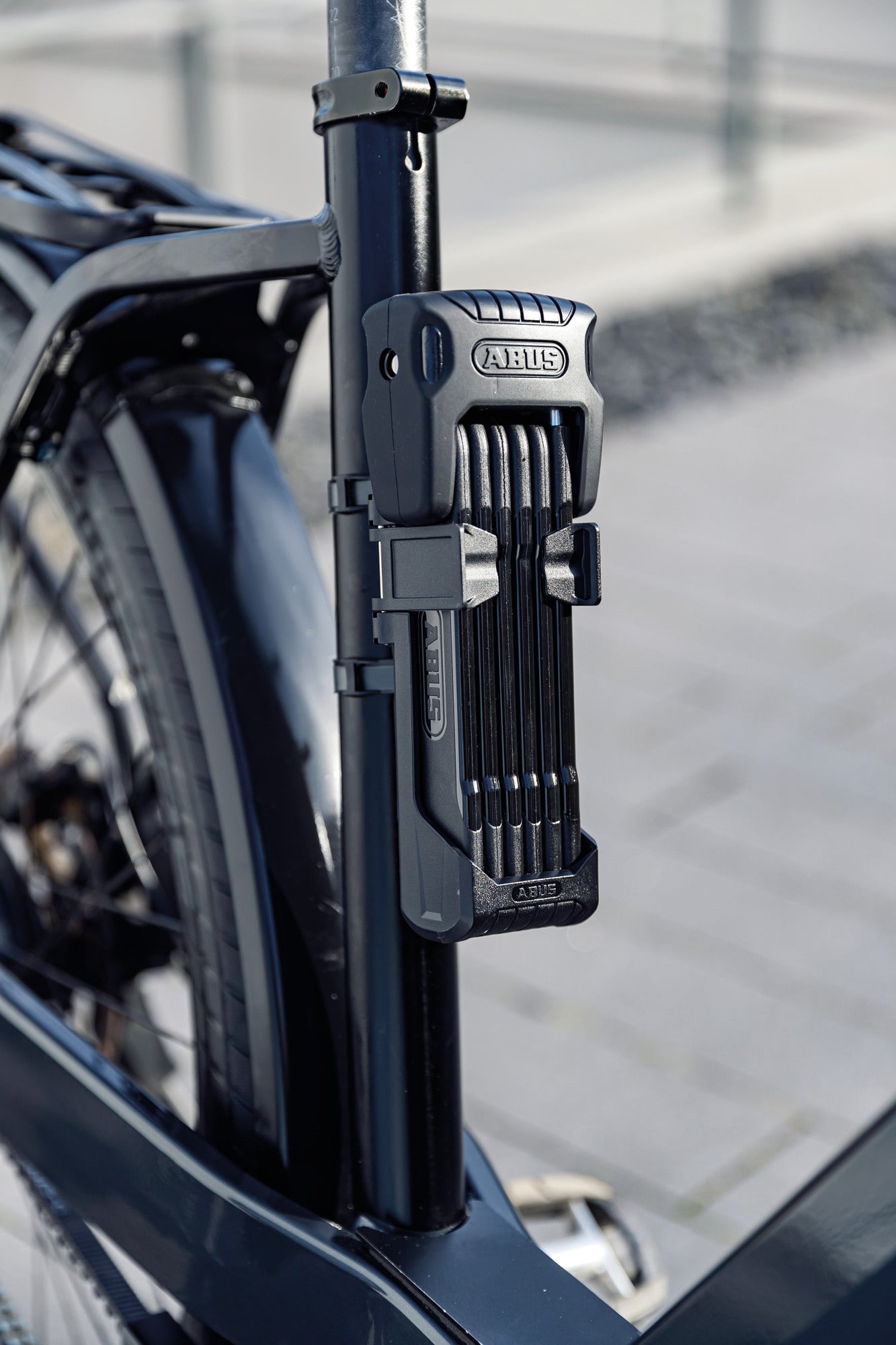 ABUS Bordo Granit 6500K Foldable 120 Lock in Black (Gold Sold Secure)