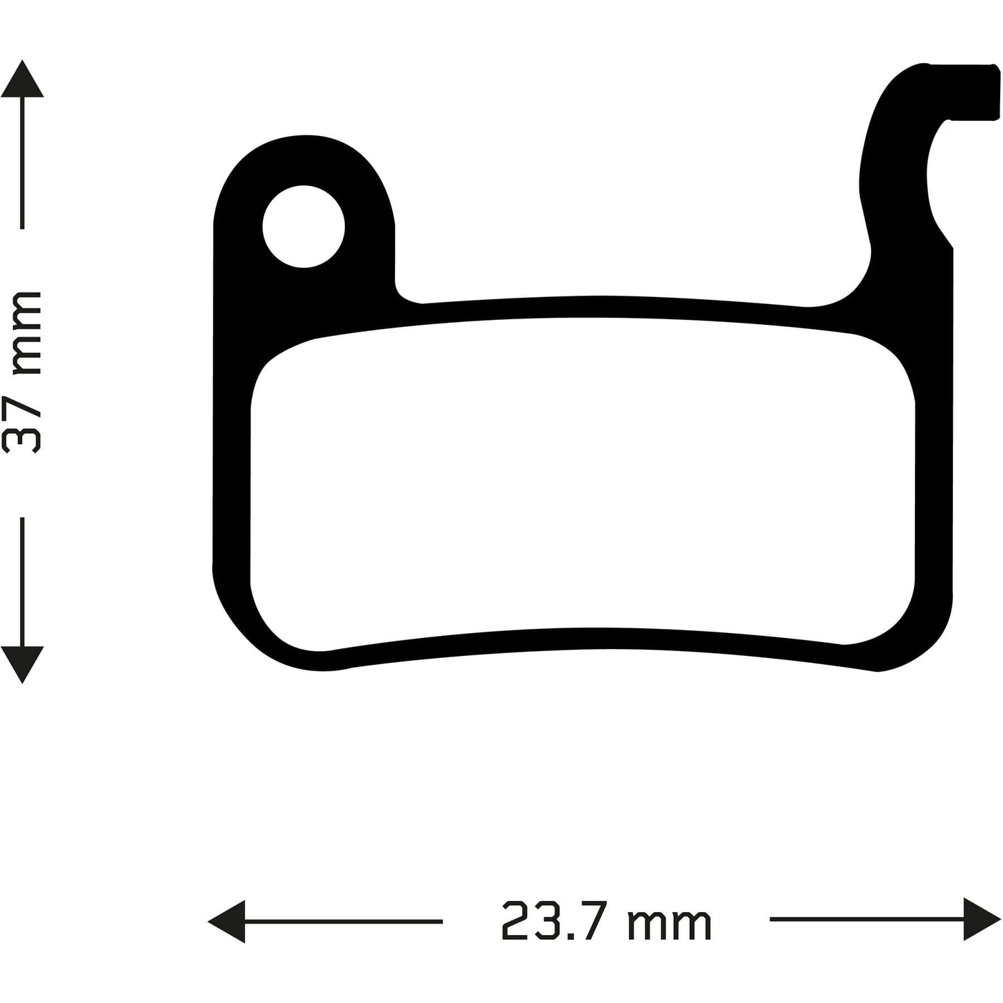 Organic Disc Brake Pads For Shimano M965 Xtr / M966 Callipers Aztec