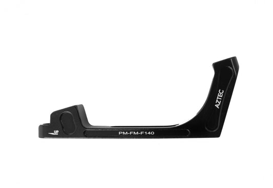 Adapter For Post Type Calliper To Flatmount Fork, 140mm Front Aztec