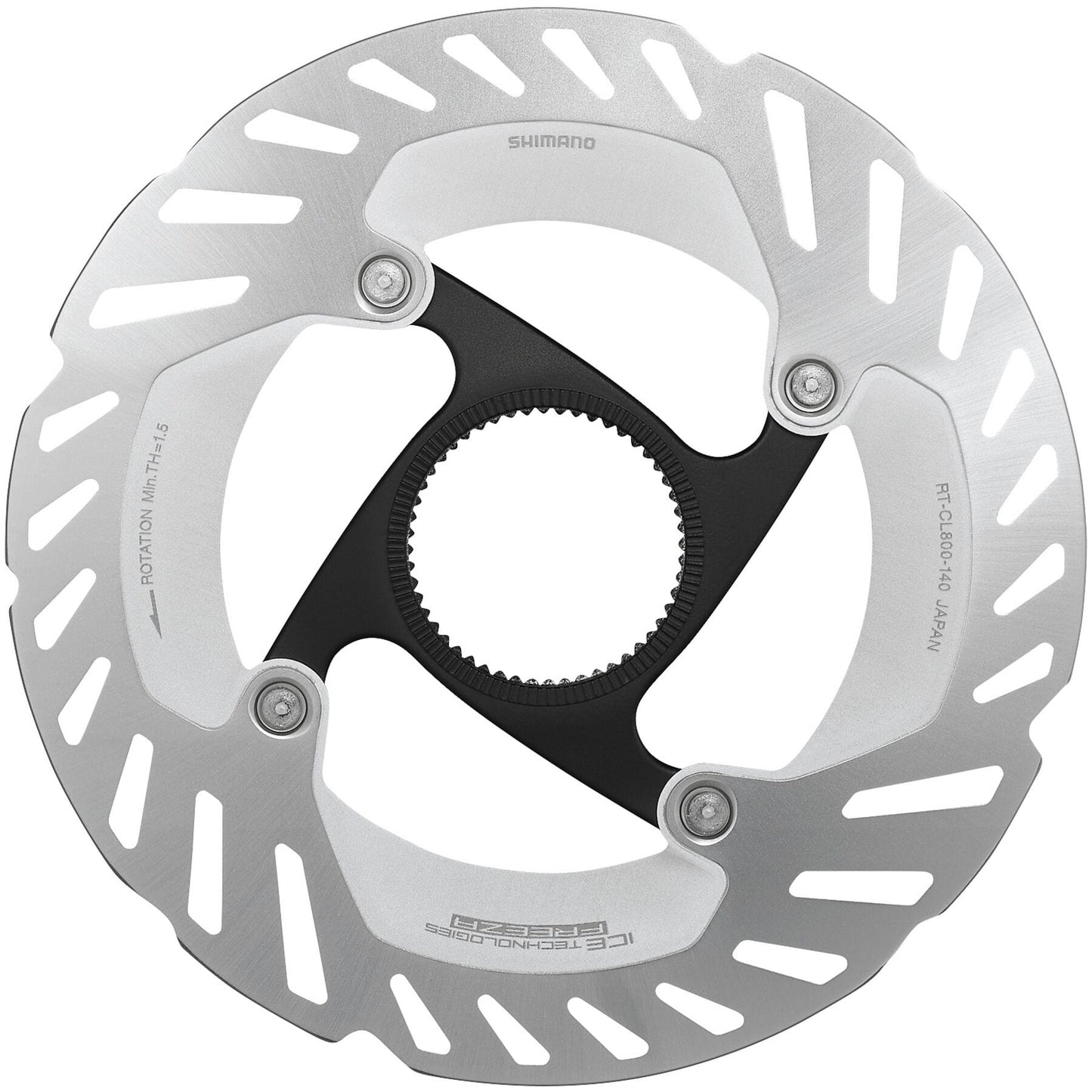 Rt-cl800 Ice Tech Freeza Rotor With Internal Lockring, 140 Mm Shimano Ultegra