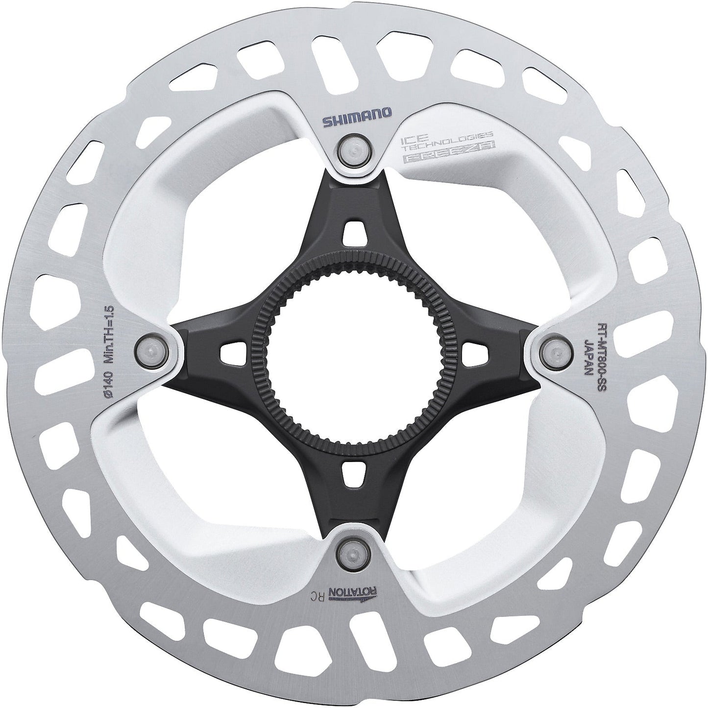 Rt-mt800 Disc Rotor With Internal Lockring, Ice Tech Freeza, Mm Shimano Deore Xt