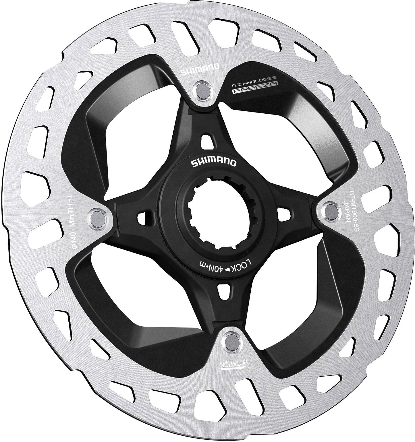 Rt-mt900 Disc Rotor With Internal Lockring, Ice Tech Freeza, Mm Shimano Xtr
