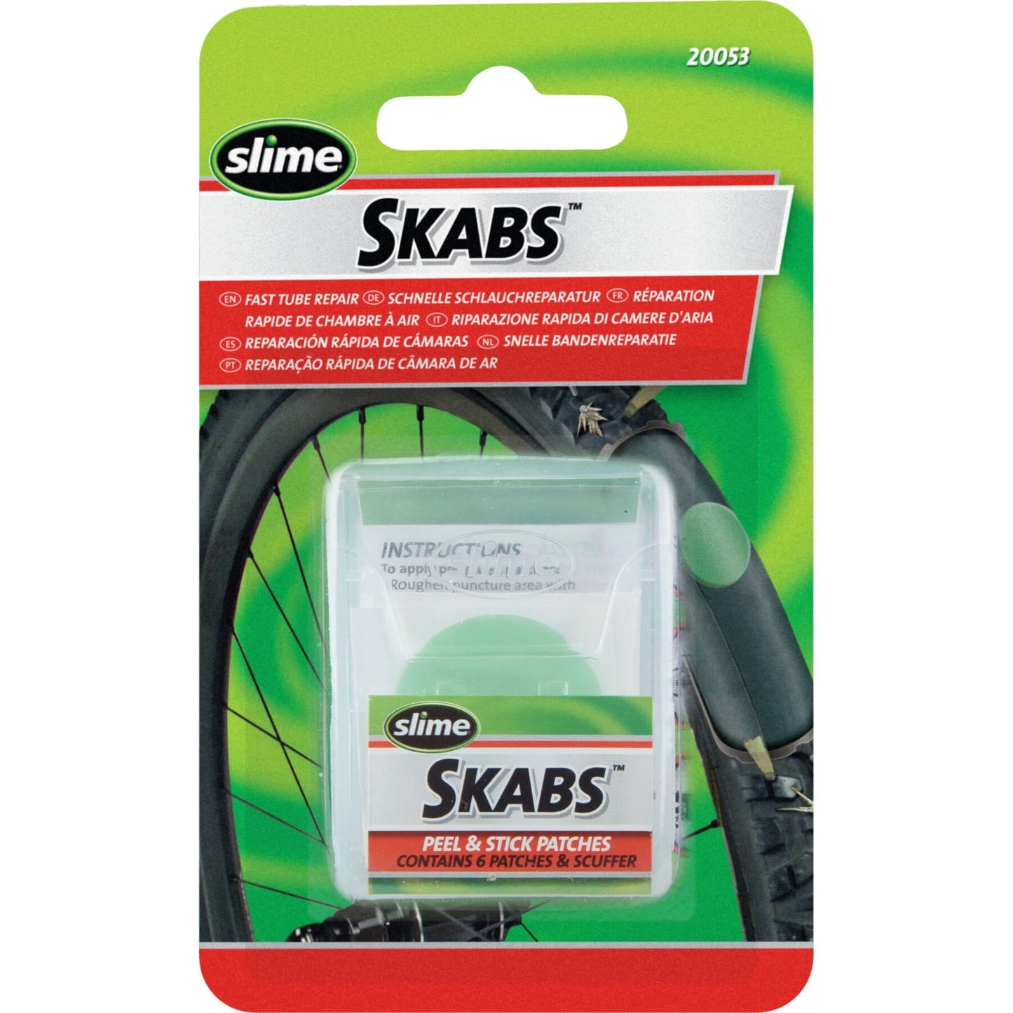 Skabs - Pre-glued Patches Slime