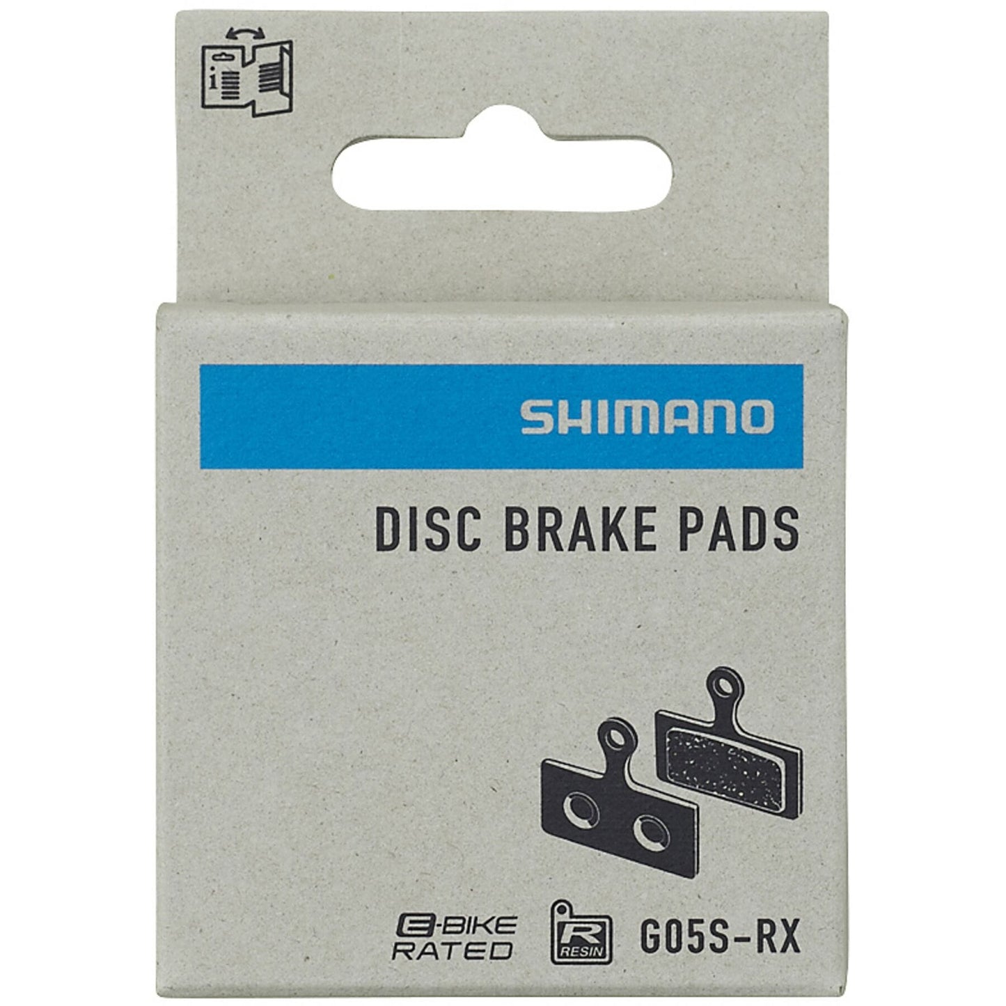 G05S-RX Disc Pads And Spring, Steel Back, Resin