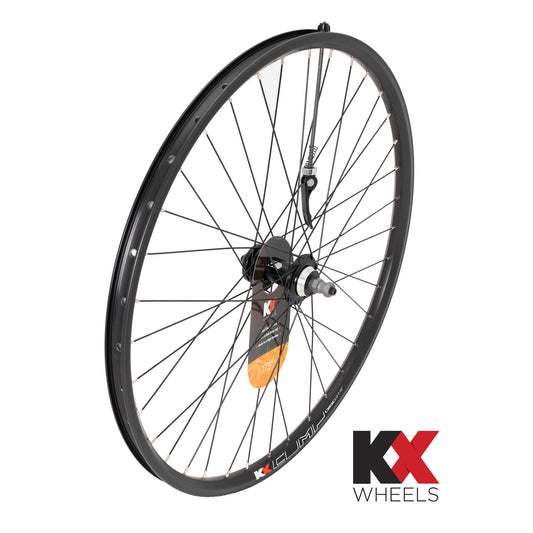KX MTB 27.5" 650B Doublewall Q/R Screw On Wheel Disc Brake in Black (Rear)