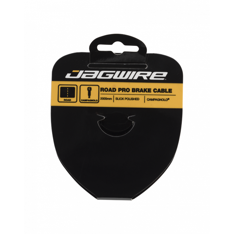 Pro Road Brake Cable - Polished Slick S'less - Campag Jagwire