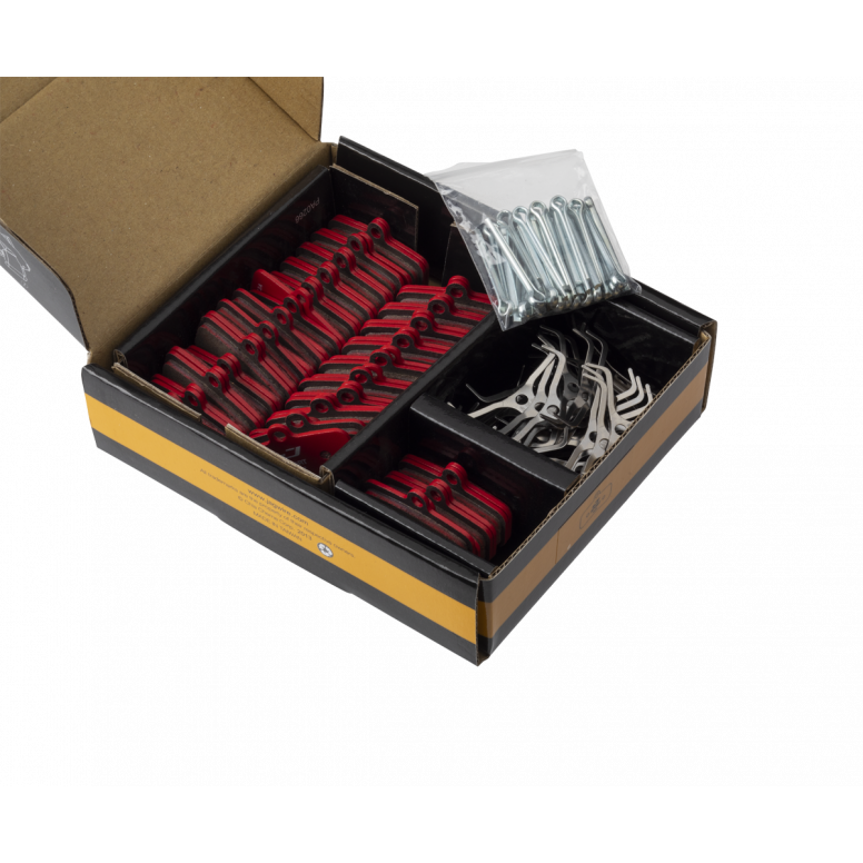 Sport Semi-metallic Disc Brake Pad Shim Mtb - 25 Pairs Jagwire