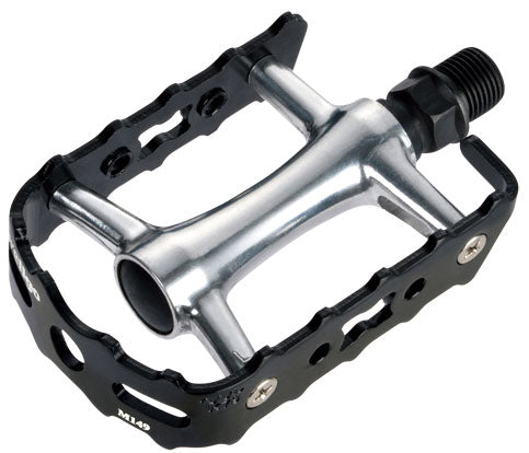 Wellgo M149 - 9/16'' Alloy ATB Pedals in Silver - SILVER / 9/16"