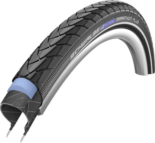 Schwalbe Marathon Plus Performance SmartGuard Rigid Endurance Compound Tyre in Black (Margin+)