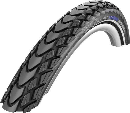 Schwalbe Marathon Mondial Double Defence TravelStar Compound Folding in Black/Reflex (Evo)