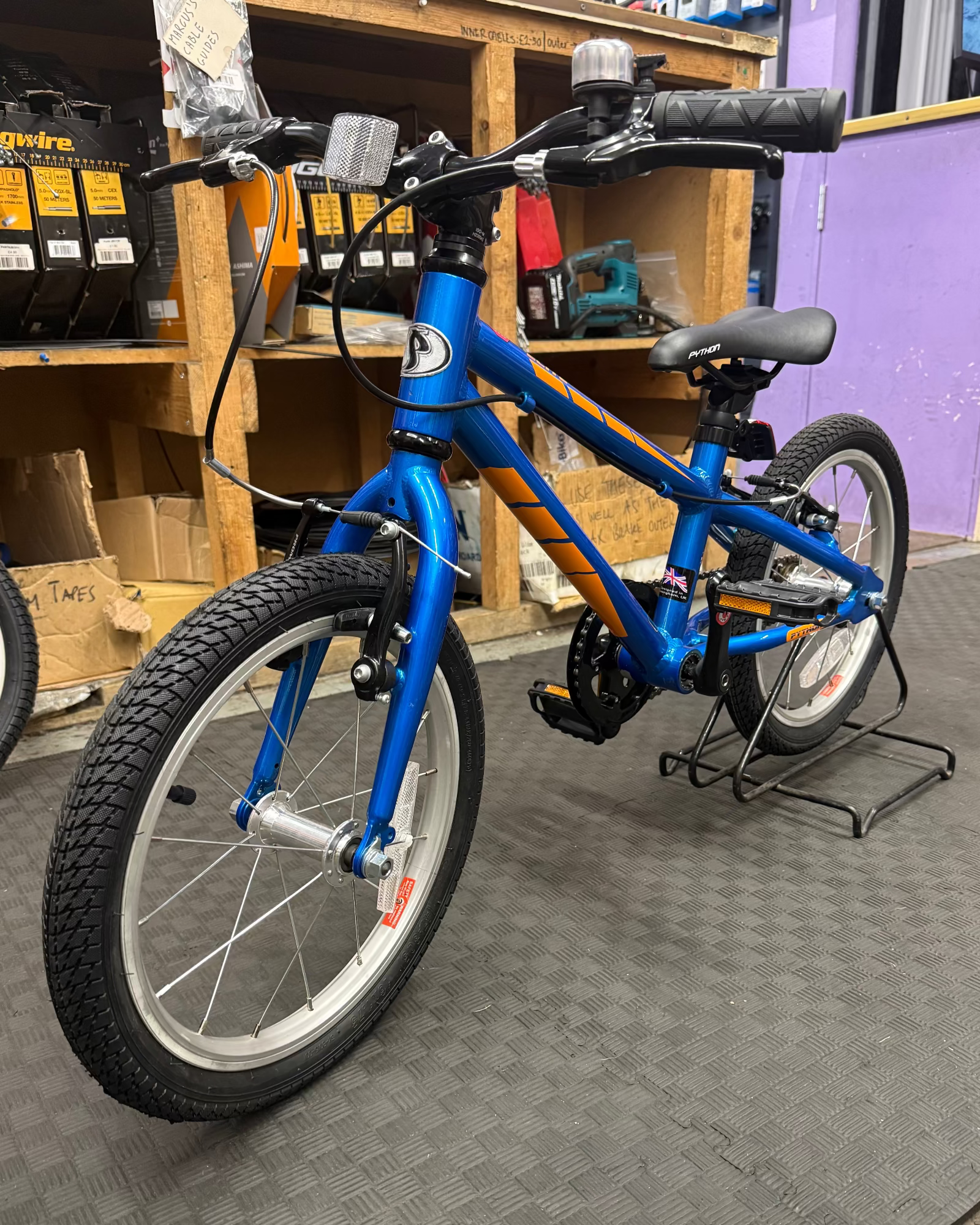 *B-Stock* Python Elite Boys 16" 1Spd - Blue