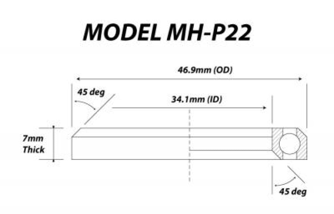 Headset Bearing MH-P25K