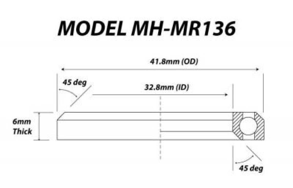 Headset Bearing ACB518K
