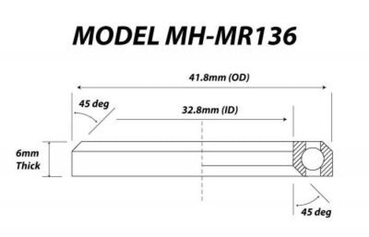 Headset Bearing ACB518K