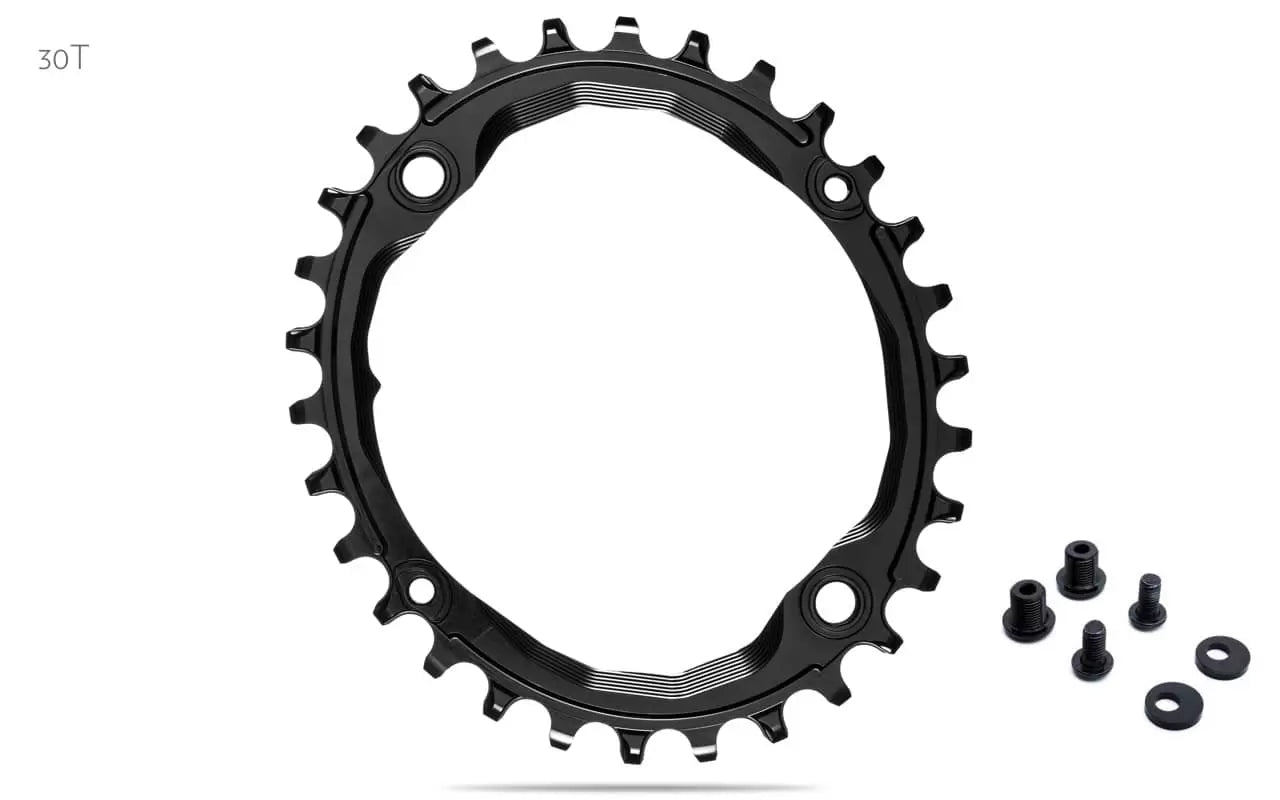 absoluteBLACK Oval 104 & 64bcd Narrow-Wide Chainring 30T (36g) - Black