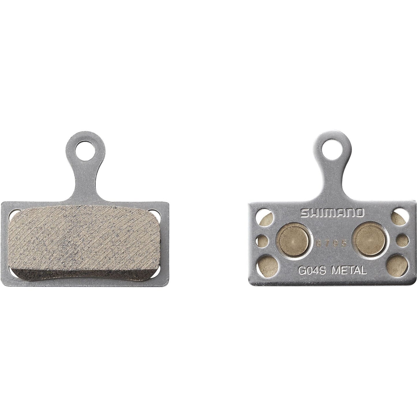 G04s Disc Pads And Spring, Steel Back, Metal Sintered Shimano Spares