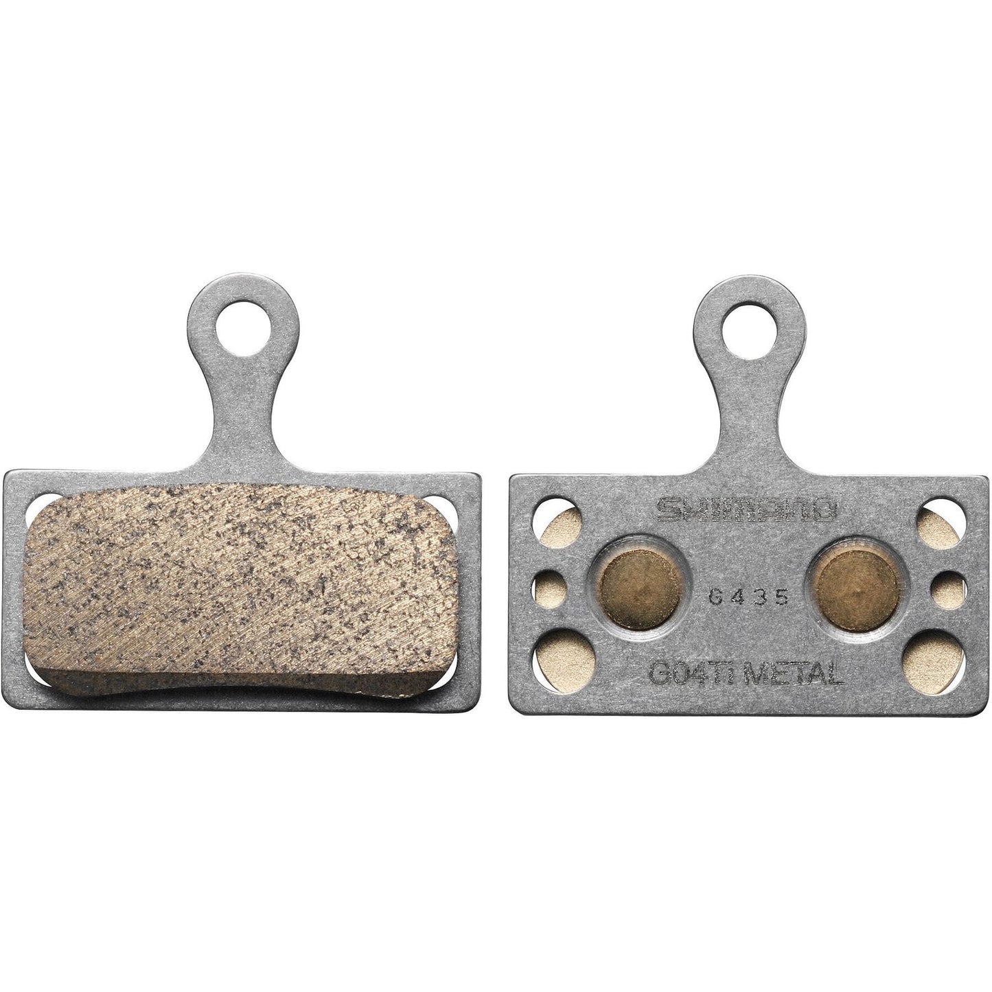 G04ti Disc Pads And Spring, Titanium Back, Metal Sintered Shimano Spares